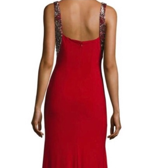 Carmen Marc Valvo infusion sleeveless sequins long gown - Picture 3 of 5